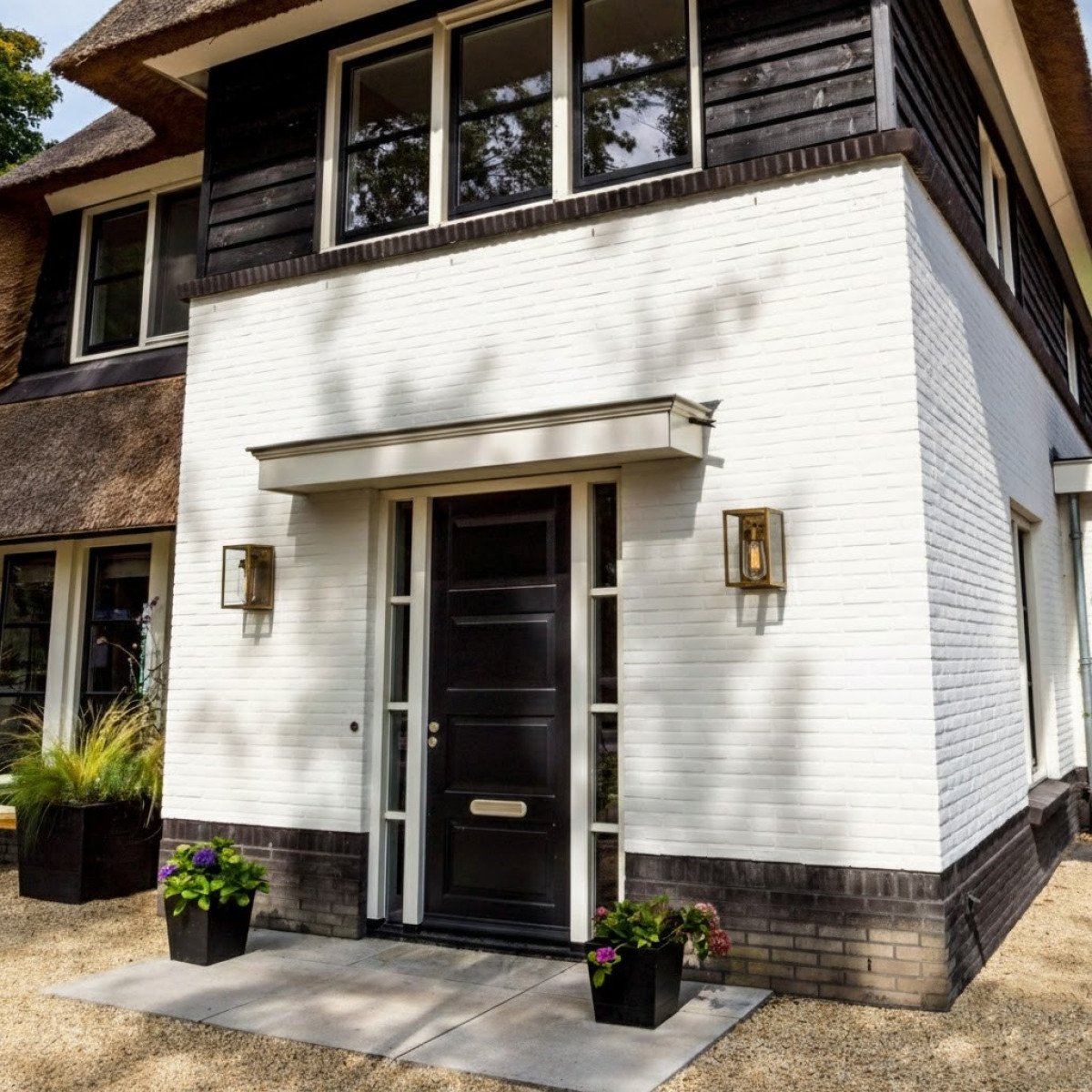 Fitzroy wandlamp Antiek Messing