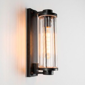 Wandlamp Porter Antiek zwart
