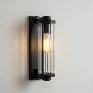Wandlamp Porter Antiek zwart