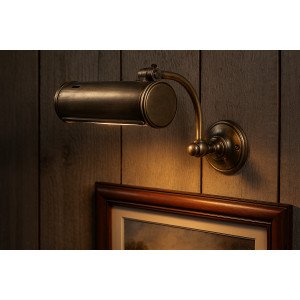 Schilderijlamp Matisse Antiek Zilver