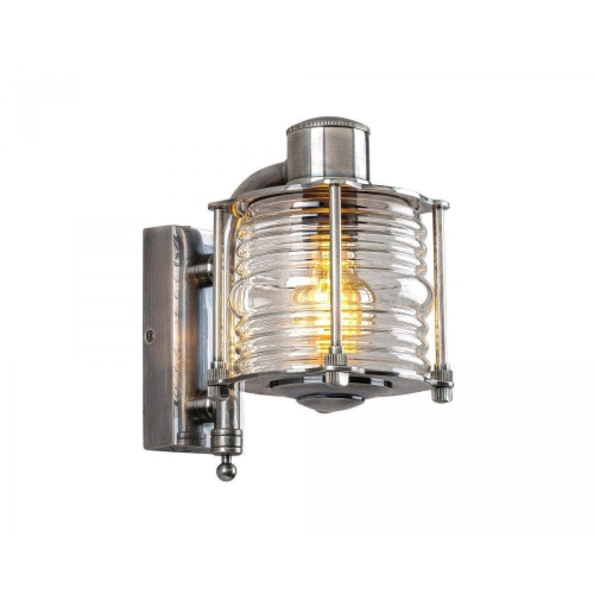 Muurlamp Torbay Antiek Zilver