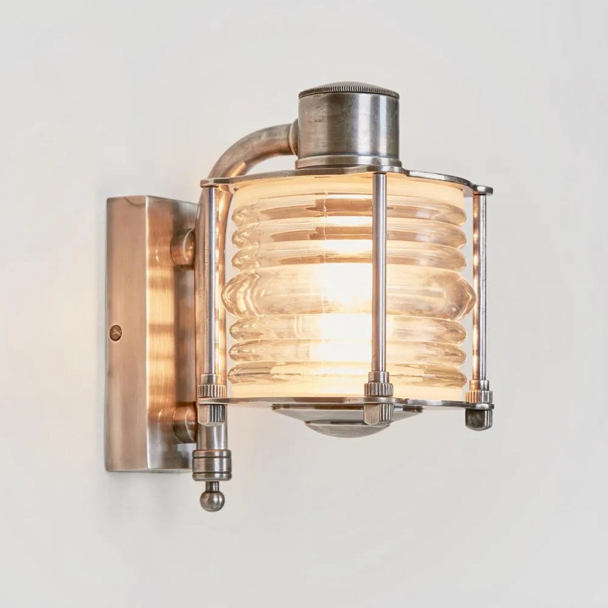 Muurlamp Torbay Antiek Zilver