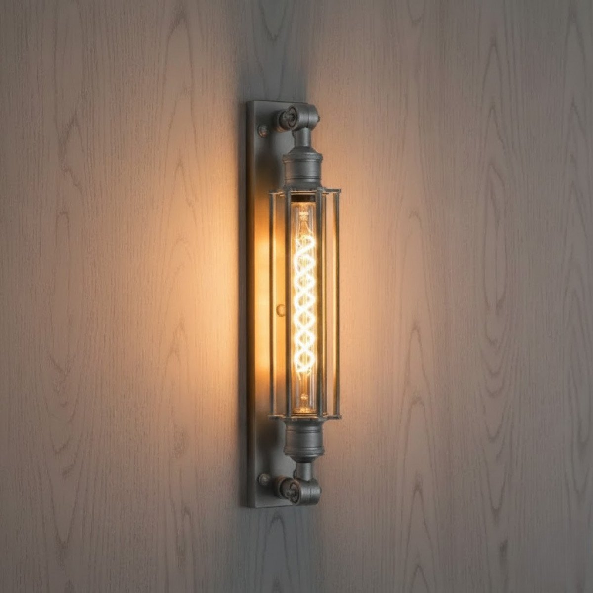Binnenverlichting Astor Muurlamp Zilver Medium