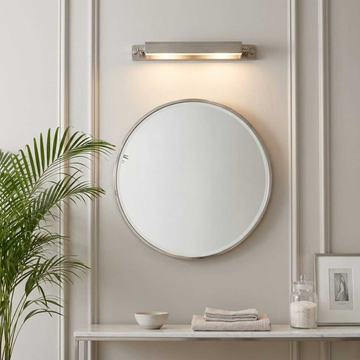 Muurlamp Goya Antiek Zilver