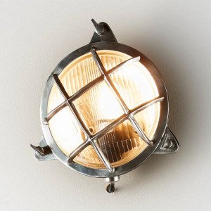 muur/plafond lamp Clipper antiek zilver