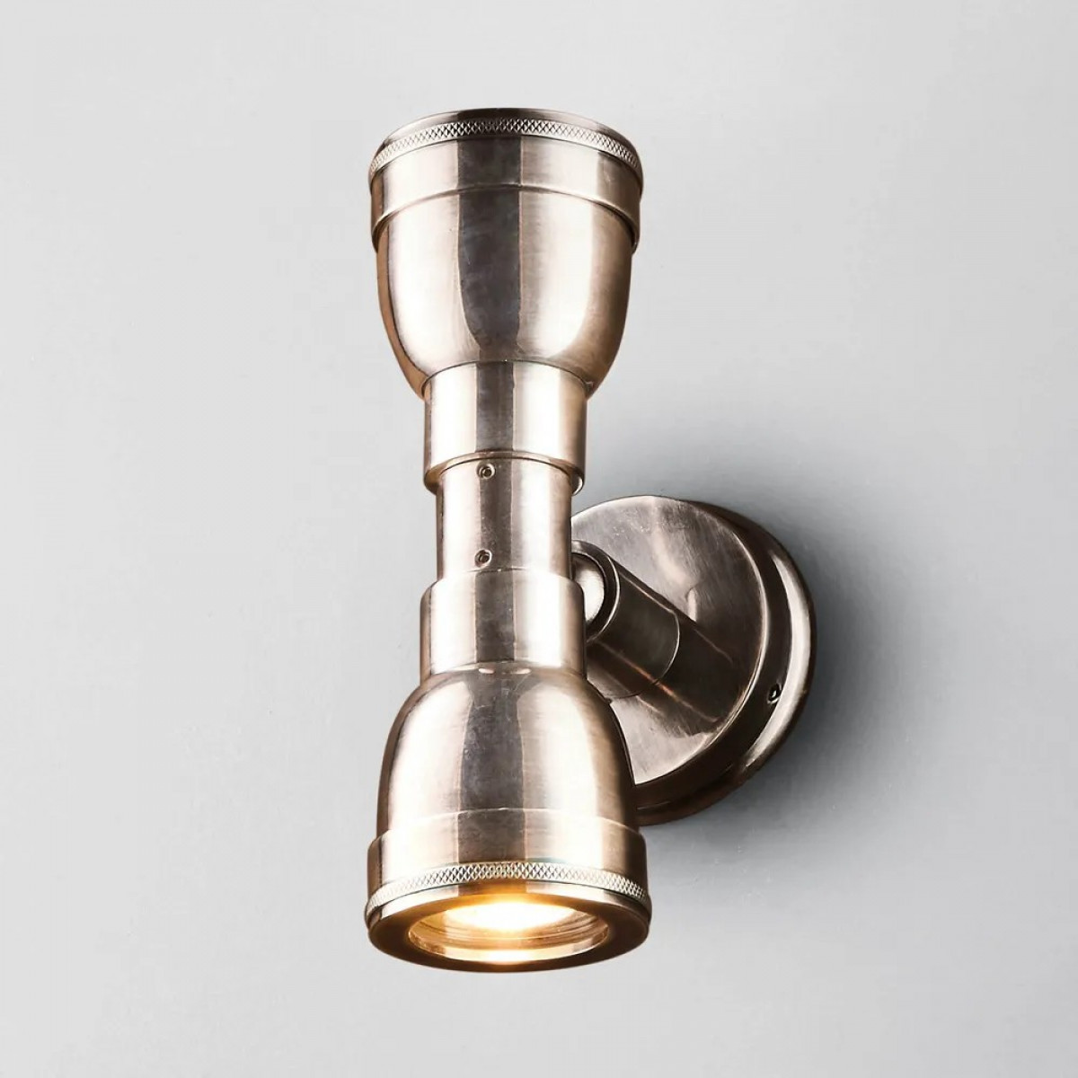 Muurspot Indigo Up&Down Antiek Zilver
