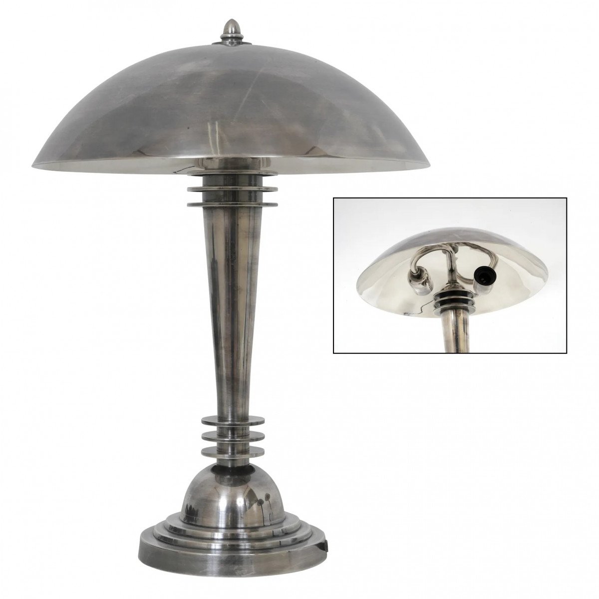 Tafellamp Dax Antiek Zilver