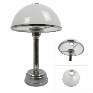 Tafellamp Florence Antiek Zilver