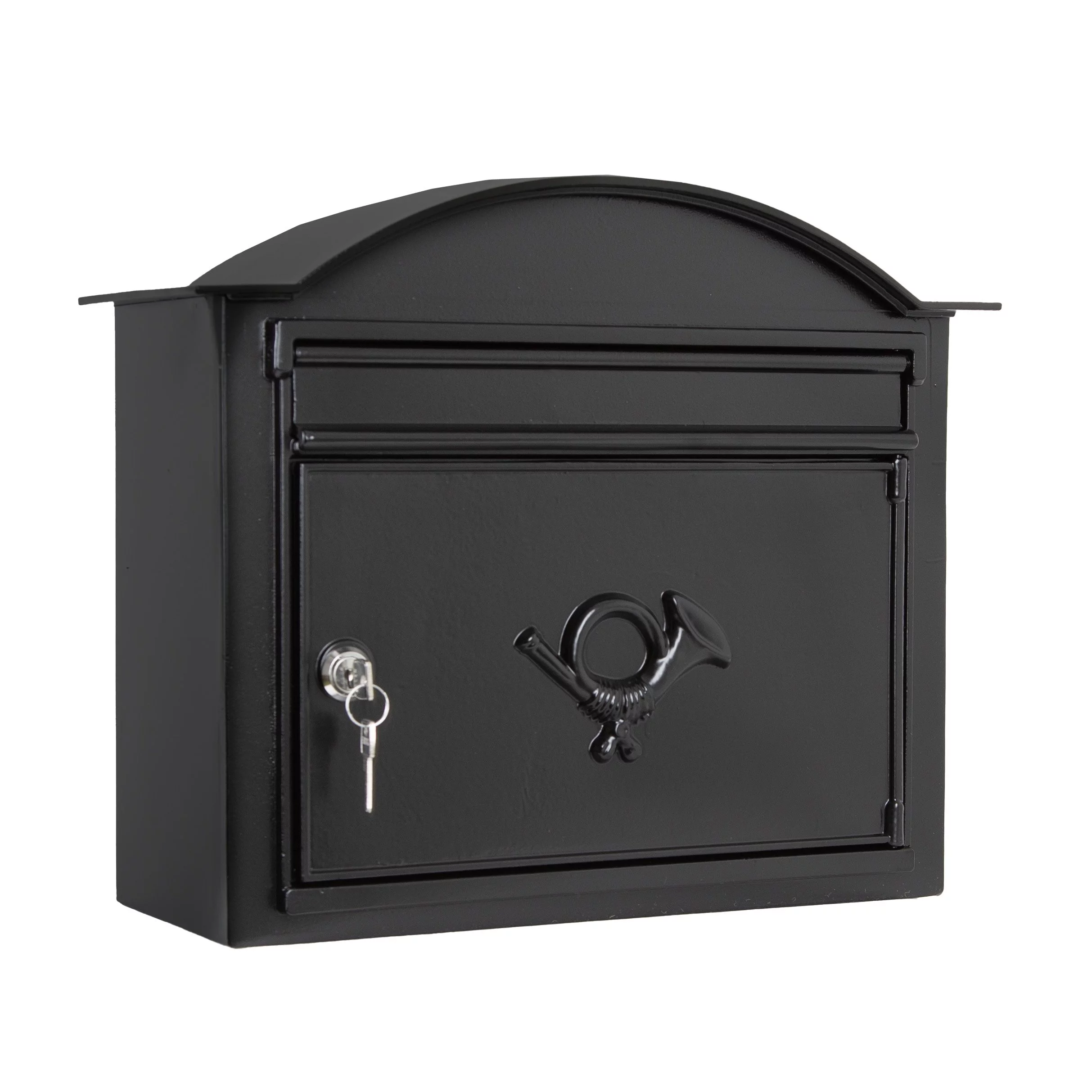 Bravios design wandbrievenbus Base , zwart