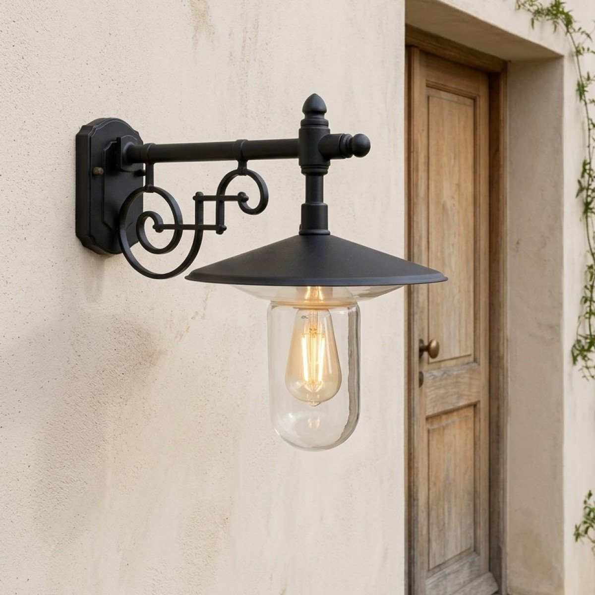 Merano Muurlamp Zwart