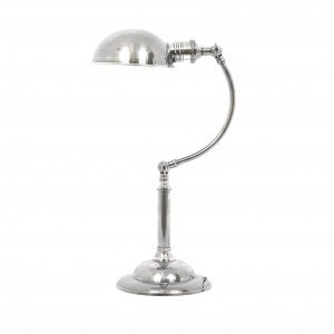 Bureaulamp Neville Antiek Zilver
