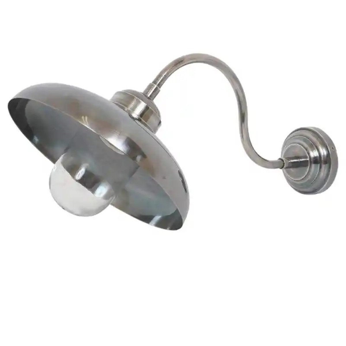 Muurlamp Exeter Antiek Zilver