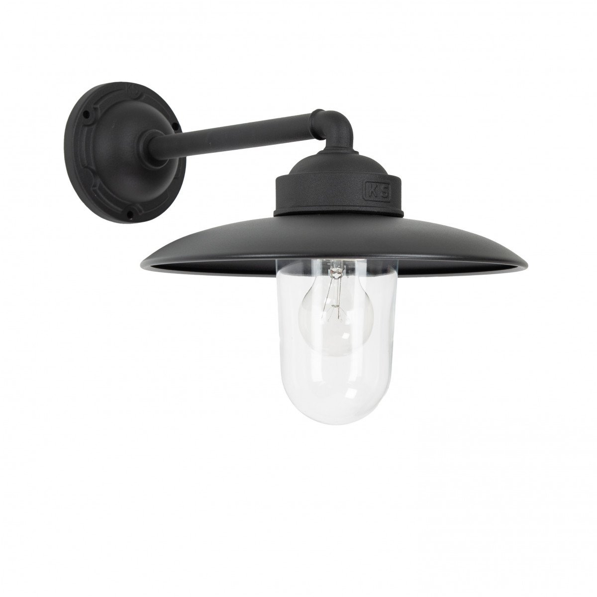 Stallamp Palazzo wandlamp matzwart (6711mz) - ks-verlichting - Industrieel
