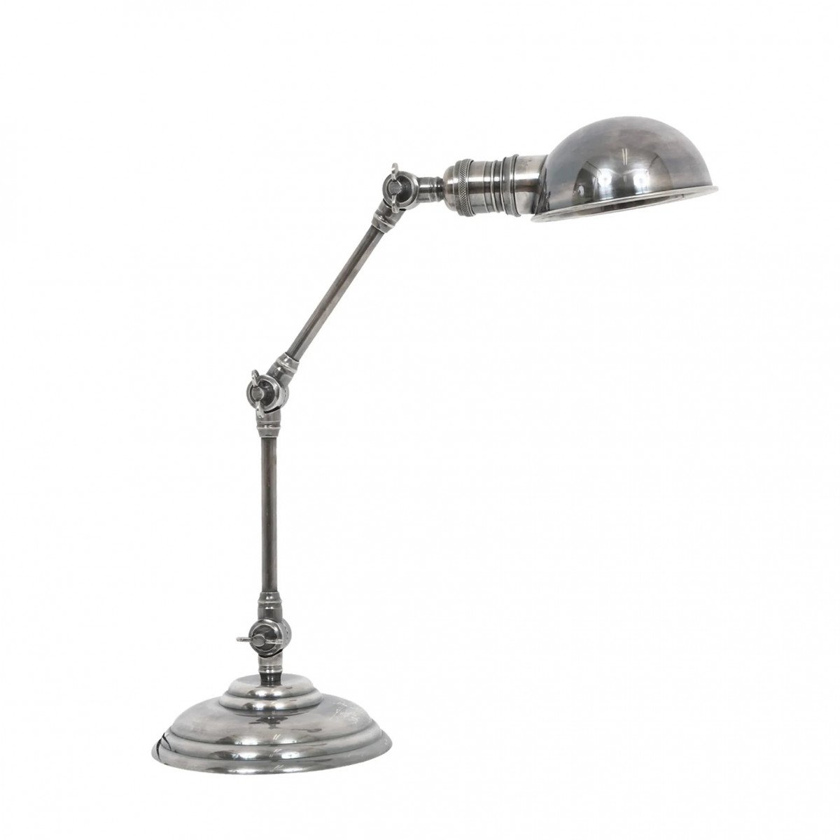 Bureaulamp Darwin Antiek Zilver