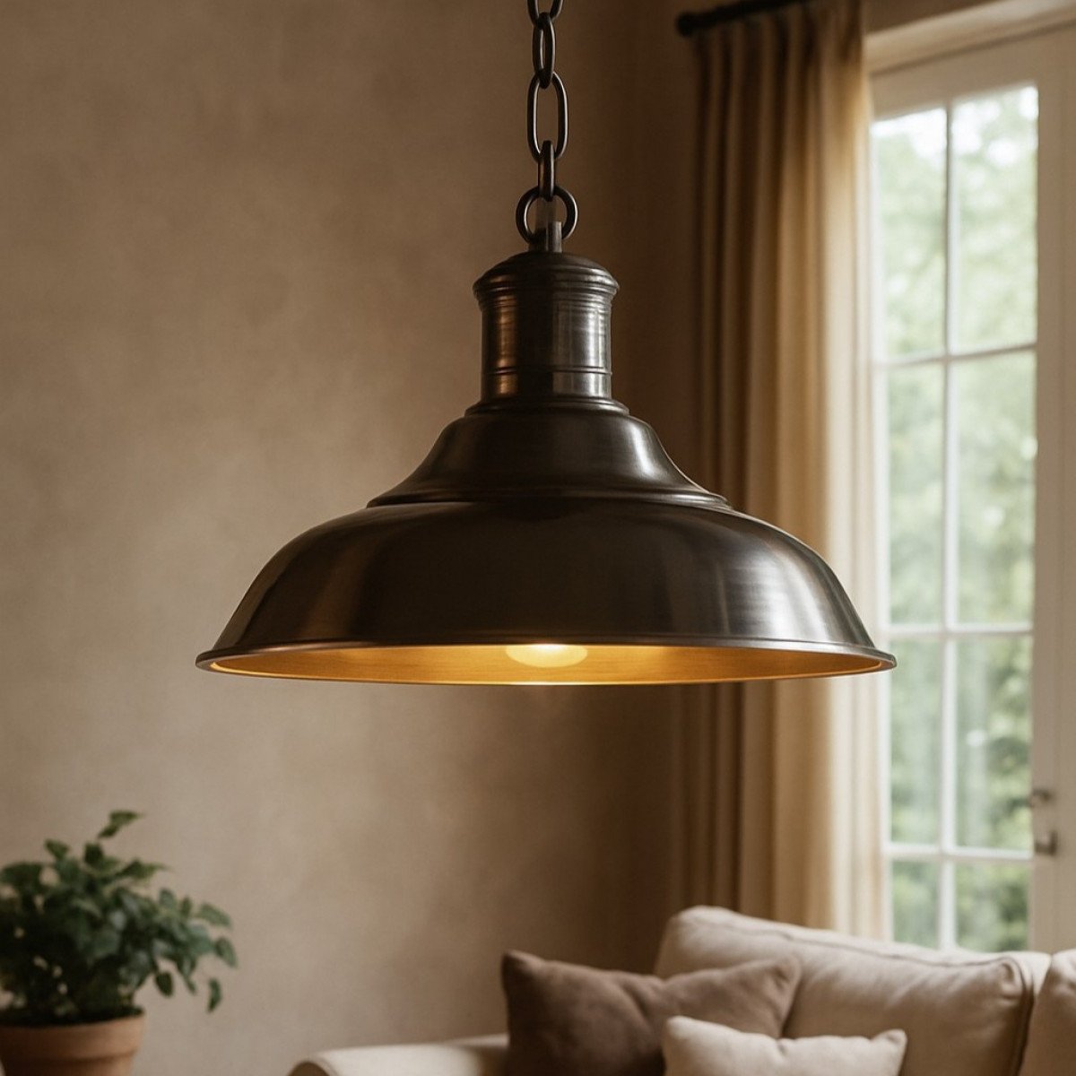 Hanglamp Lisbon Antiek Zilver
