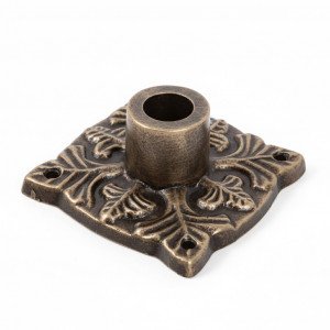 Sokkelplaatje brons vierkant Sokkelplaatje brons vierkant