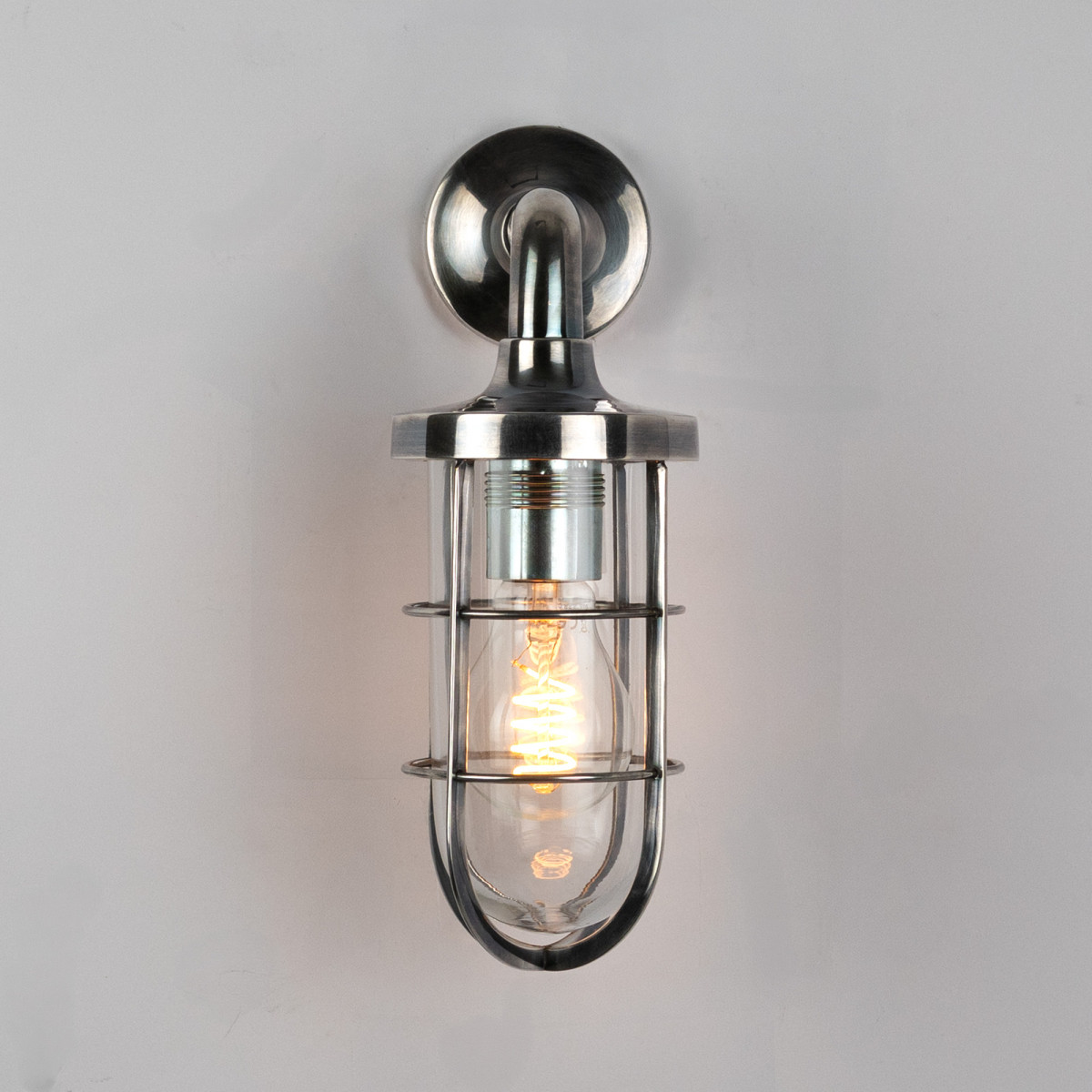 Tristan muurlamp Antiek Zilver