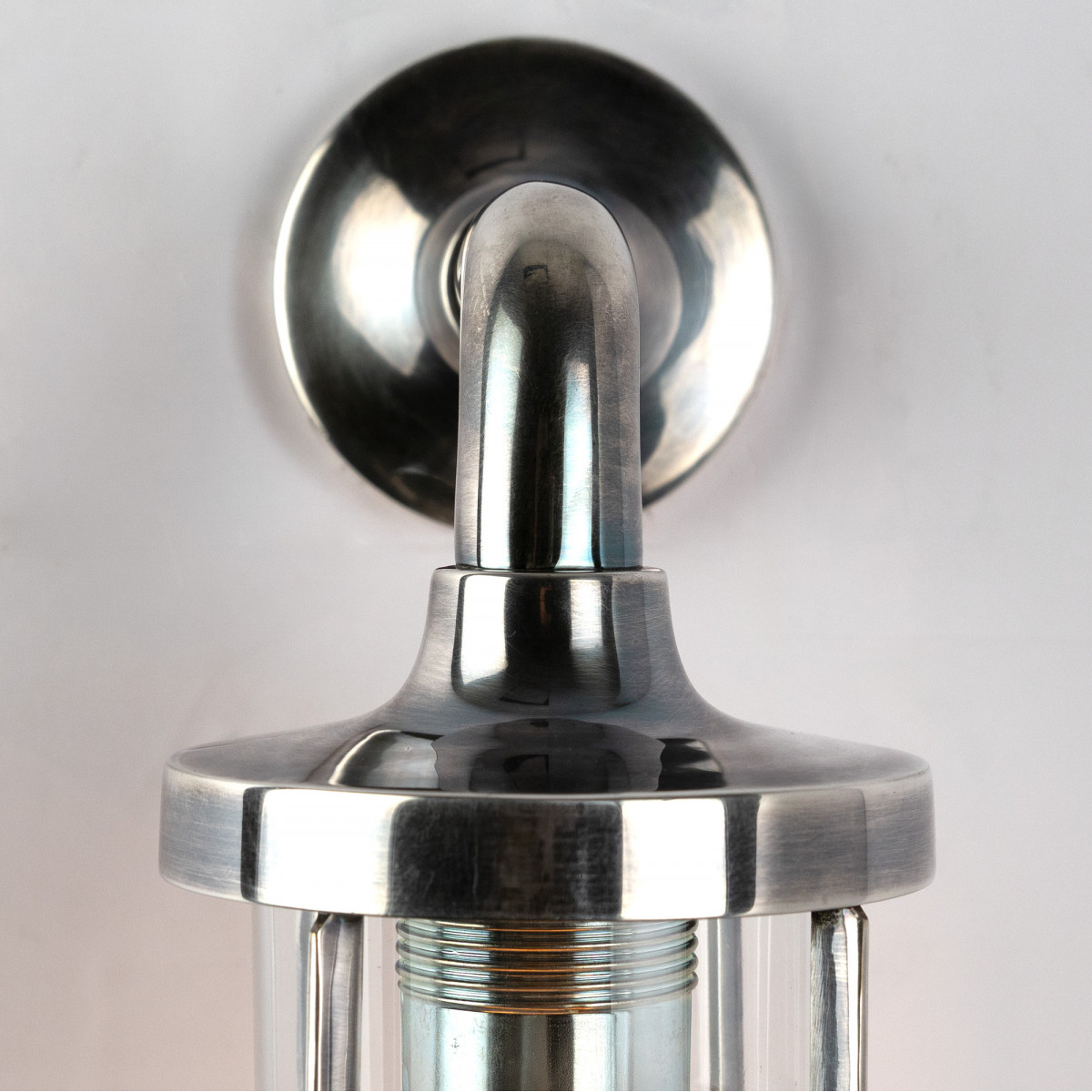 Tristan muurlamp Antiek Zilver