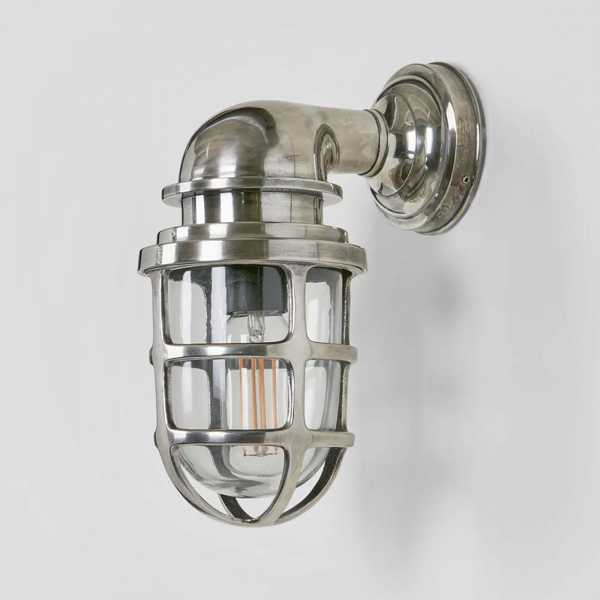 Muurlamp Brooklyn Antiek Zilver