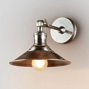 Wandlamp Kensington Antiek Zilver Wandlamp Kensington Antiek Zilver