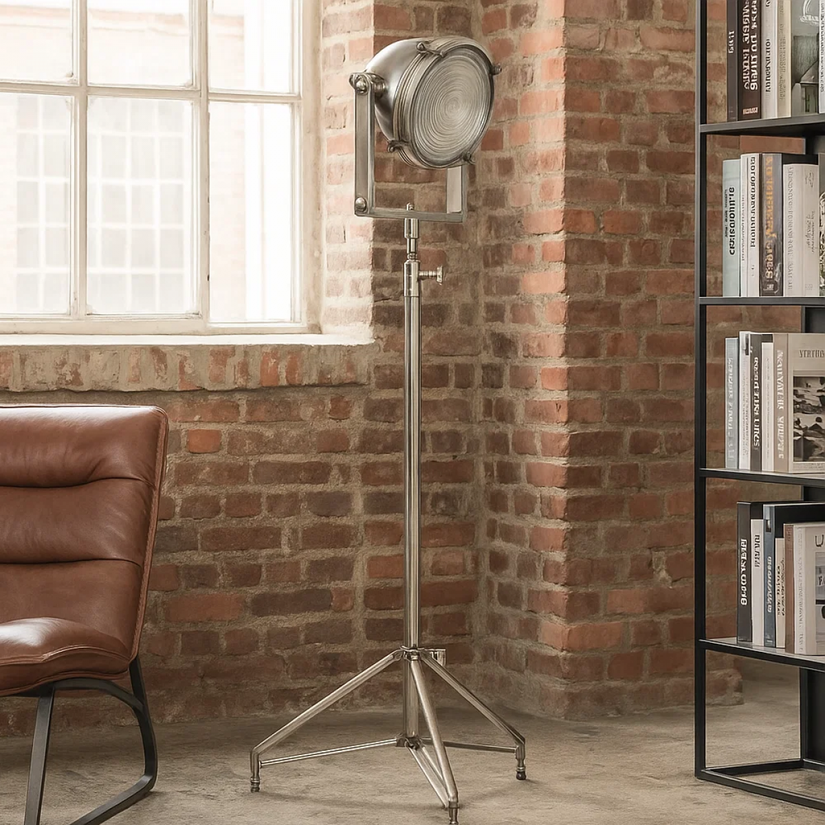 Vloerlamp Imola XXL Antiek Zilver