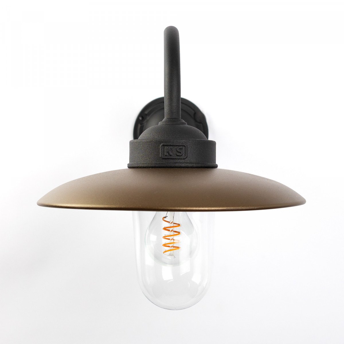 Solingen Stallamp Zwart Brons