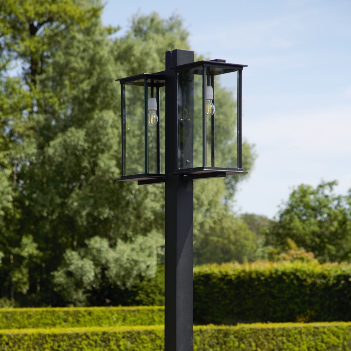 Tuinlamp Capital lantaarn 2 lichts van KS Verlichting exclusieve tuinverlichting