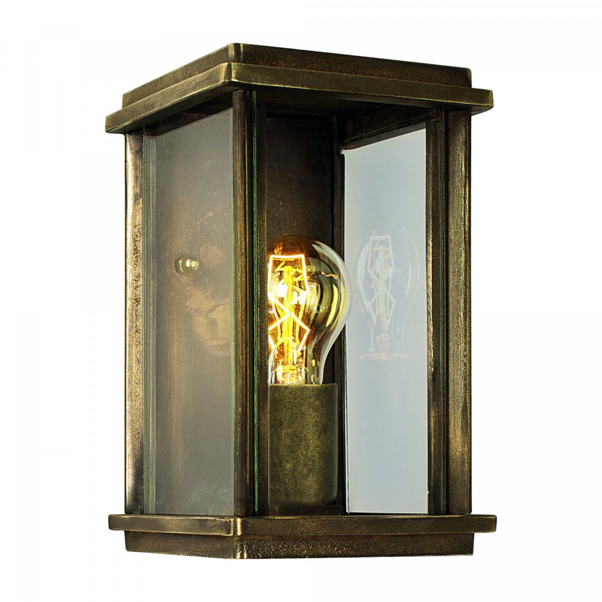 bronzen buitenlamp Capital muurlamp brons volledig onderhoudsvrije buitenverlichting van KS verlichting