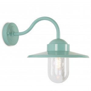 muurlamp Dolce mintgroen, prachtige trendy buitenlamp, type stallamp met helder stolpglas, E27 fitting geschikt voor led lichtbronnen, trendy buitenverlichting van KS Verlichting muurlamp Dolce mintgroen, prachtige trendy buitenlamp, type stallamp met helder stolpglas, E27 fitting geschikt voor led lichtbronnen, trendy buitenverlichting van KS Verlichting