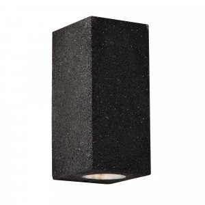 Pure up/down beton wandlamp zwart voor binnen en buiten Pure up/down beton wandlamp zwart voor binnen en buiten