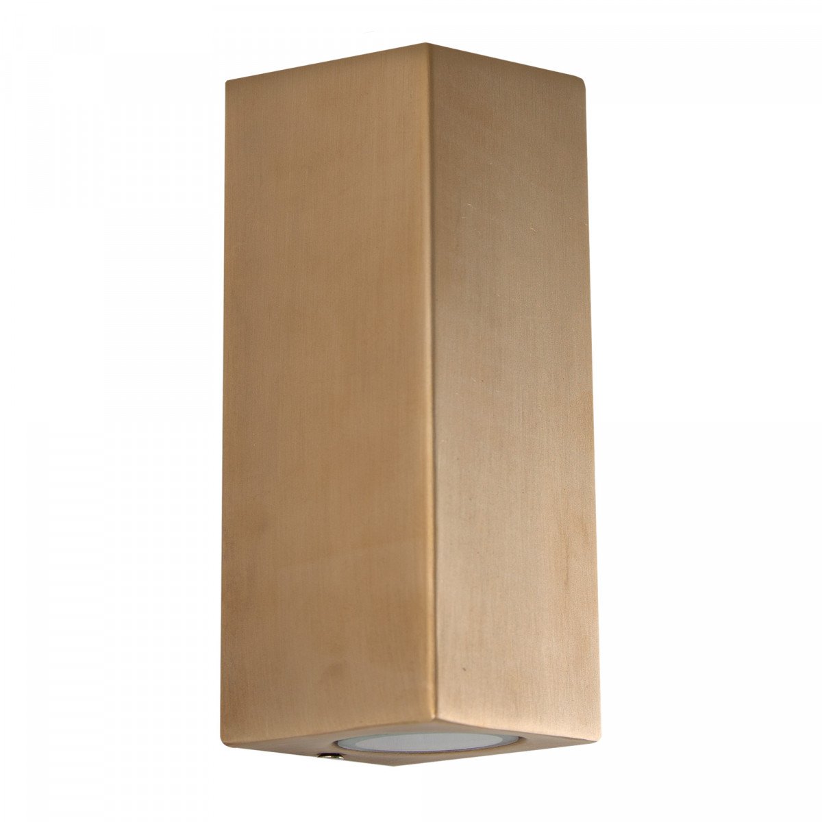 Buitenlamp in moderne stijl en messing kleur gemaakt van RVS van het merk KS Verlichting