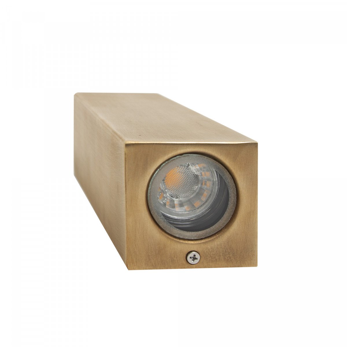 Buitenlamp in moderne stijl en messing kleur gemaakt van RVS van het merk KS Verlichting