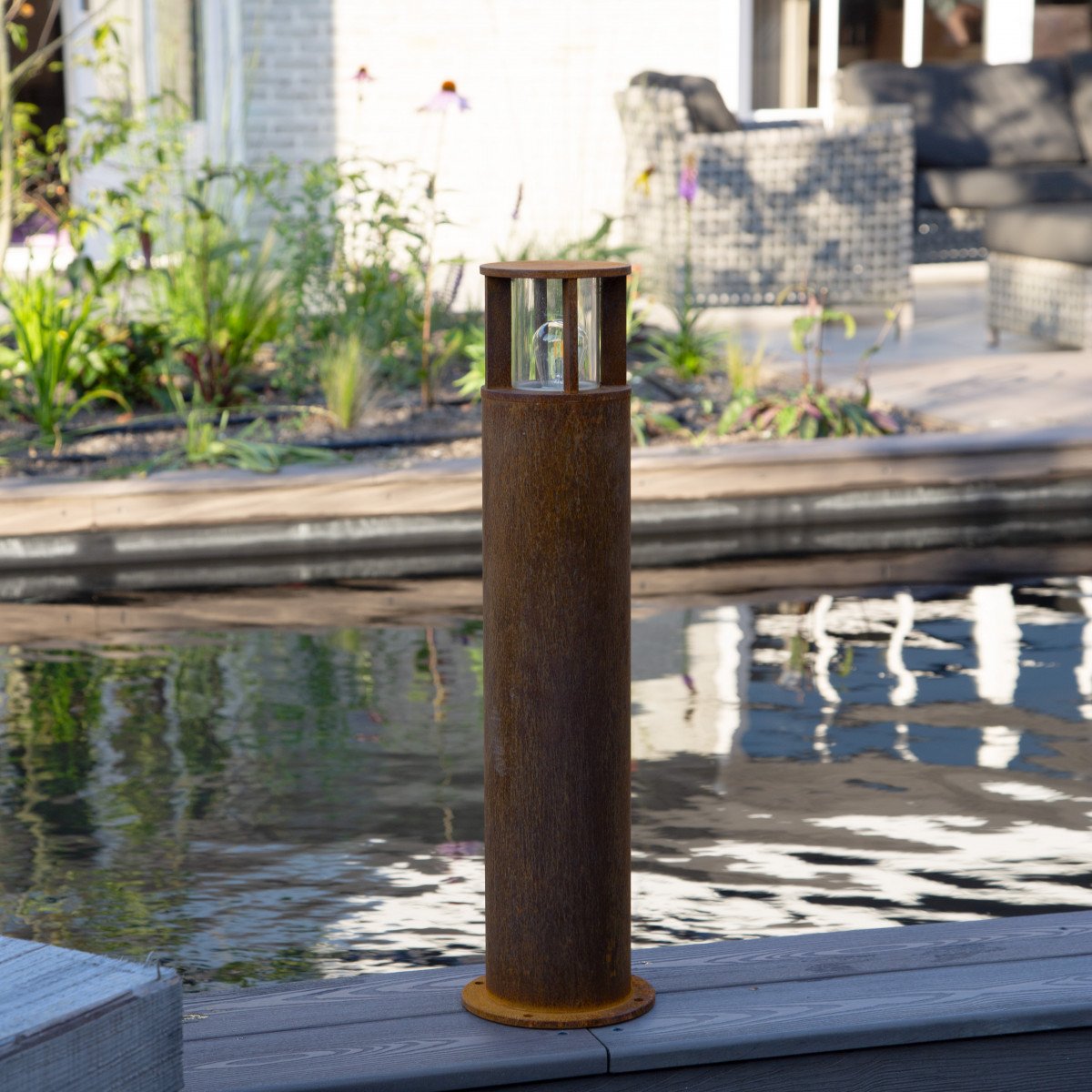 Marina 60 Round Tuinlamp Corten