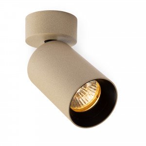 Duurzame, lichtgewicht en onderhoudsvriendelijke plafondspot van KS Verlichting, Mila 1 in champagne tint finish Duurzame, lichtgewicht en onderhoudsvriendelijke plafondspot van KS Verlichting, Mila 1 in champagne tint finish