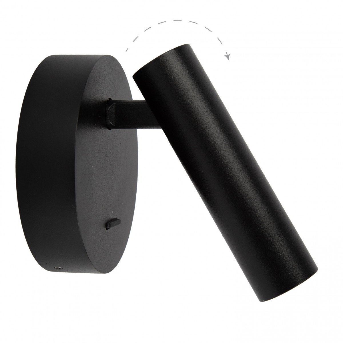 Richtbare wandspot USB - USB-C gun metal aluminium
