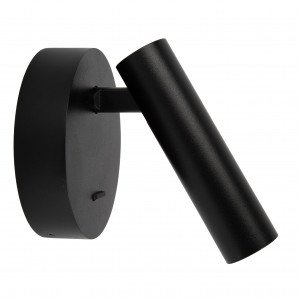 Richtbare wandspot USB - USB-C zwart aluminium Richtbare wandspot USB - USB-C zwart aluminium