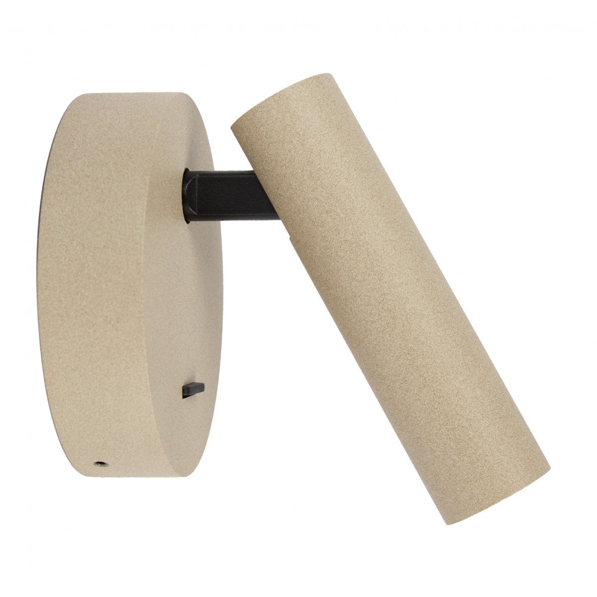 Richtbare wandspot USB - USB-C champagne aluminium