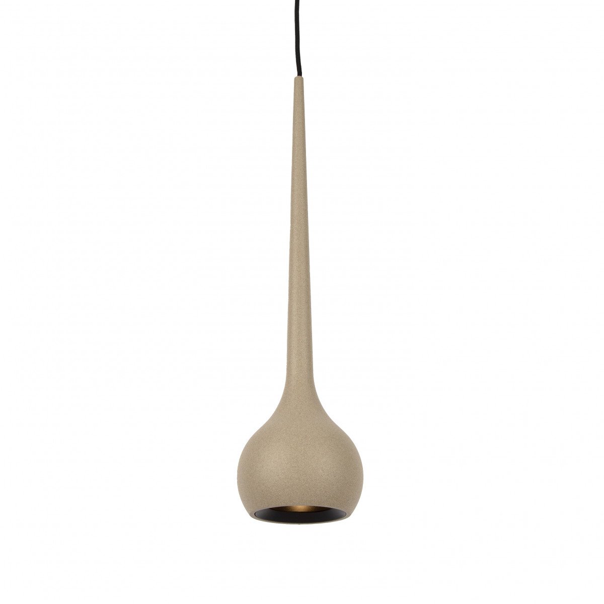 hanglamp druppel-design Champagne moderne alimunium