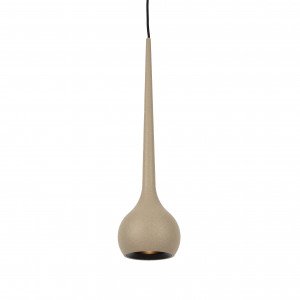 hanglamp druppel-design Champagne moderne alimunium