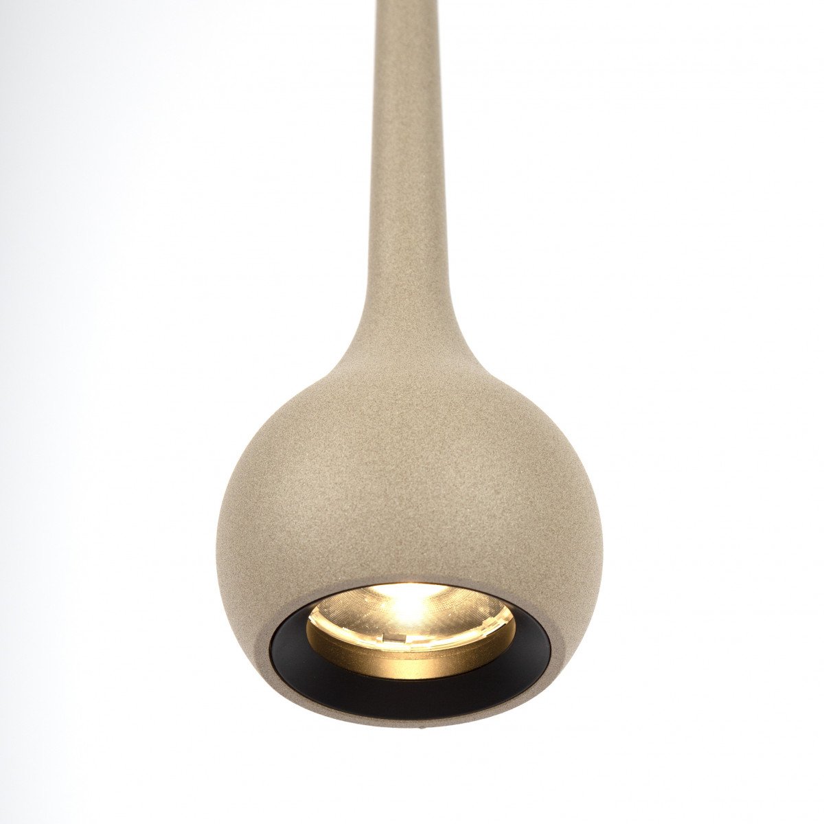 hanglamp druppel-design Champagne moderne alimunium