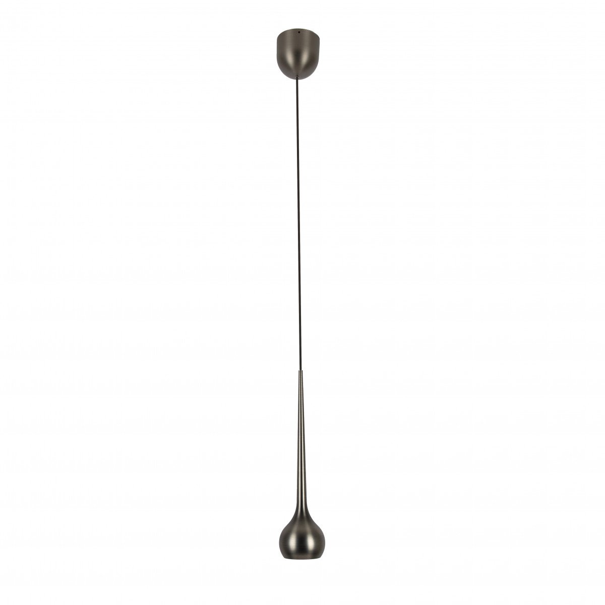 hanglamp druppel-design Gun Metal moderne alimunium