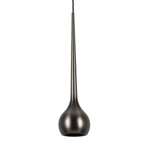 hanglamp druppel-design Gun Metal moderne alimunium