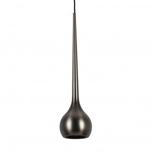 hanglamp druppel-design Gun Metal moderne alimunium