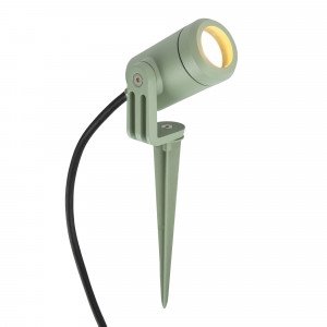 Groene LED tuinspot met grondspie en snoer Groene LED tuinspot met grondspie en snoer