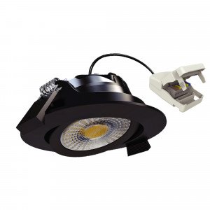 Inbouwspot Liv Zwart