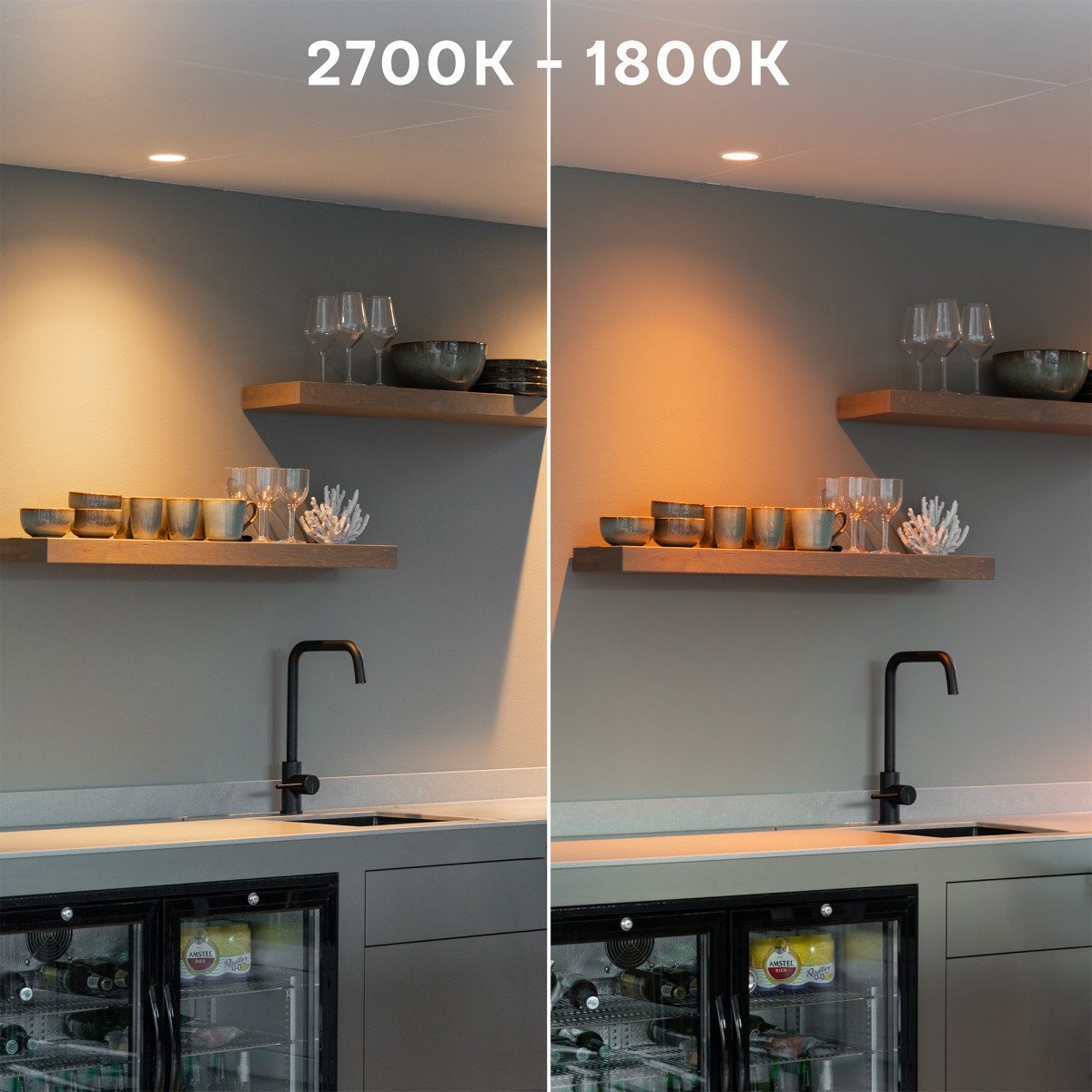 Inbouwspot Liv Zwart