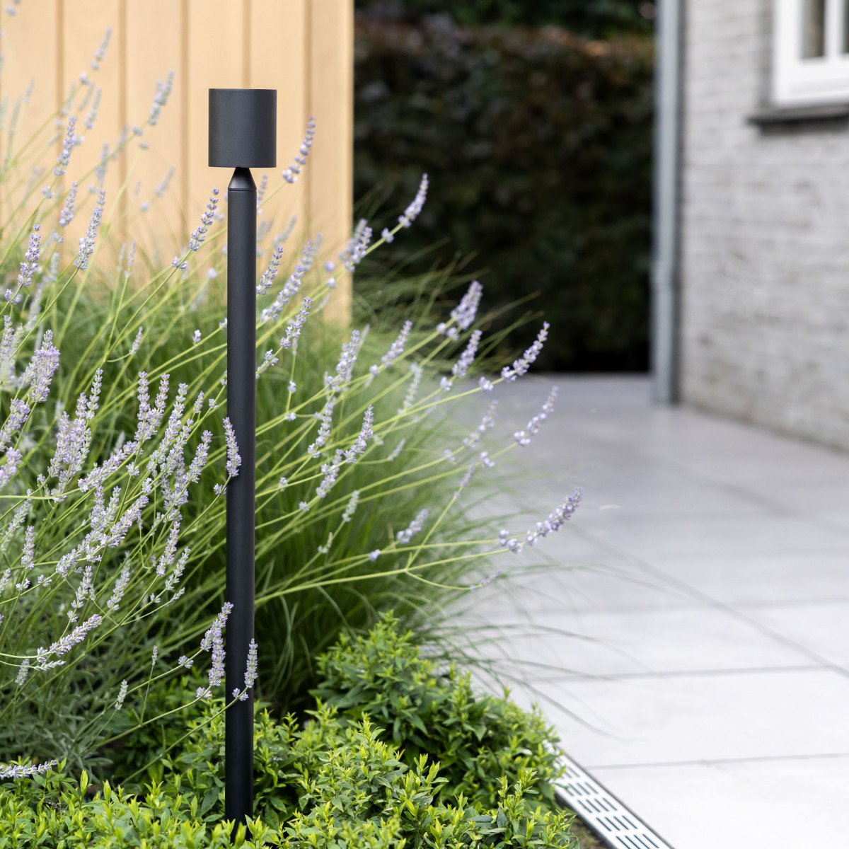 Issy Large tuinlamp zwart aluminium LED indirect licht