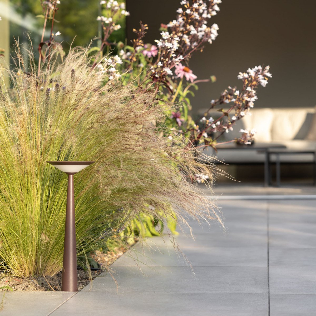Elin tuinlamp corten aluminium modern buitenlamp
