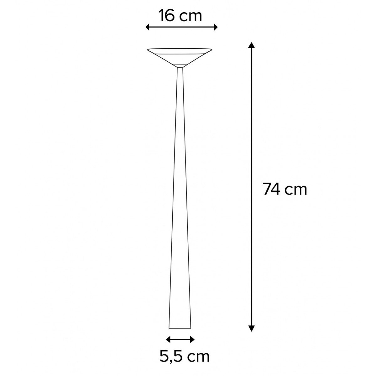 Tuinlamp Elin buitenlamp corten aluminium modern