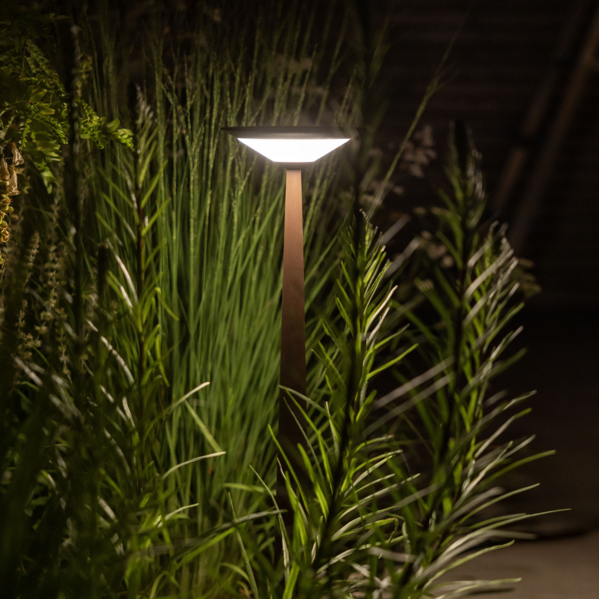 Tuinlamp Elin buitenlamp corten aluminium modern